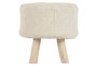DKD Home Decor Reposapiés de Lana y Madera Crudo