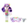 Enchantimals Familia Lémures HRX86 Muñeca Lorinda Lemur con 3 Lémures Juguete +4 Años