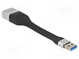DeLOCK 86937 Adaptador de red USB Tipo-A a Gigabit LAN con cable plano FPC de 13 cm