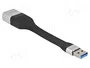 DeLOCK 86937 Adaptador de red USB Tipo-A a Gigabit LAN con cable plano FPC de 13 cm