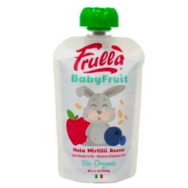 FRULLA Baby Pure Puré de Manzana, Arándanos y Avena Bio 10uds x 100gr