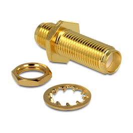 DeLOCK 88779 Adaptador SMA hembra a SMA hembra