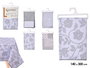 Kinvara Mantel Rectangular Color Frío Plástico 140x300 cm (Set de 24)