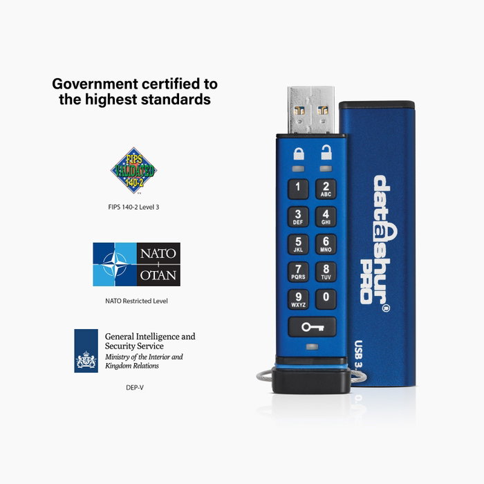 iStorage datAshur Pro 128 GB Azul