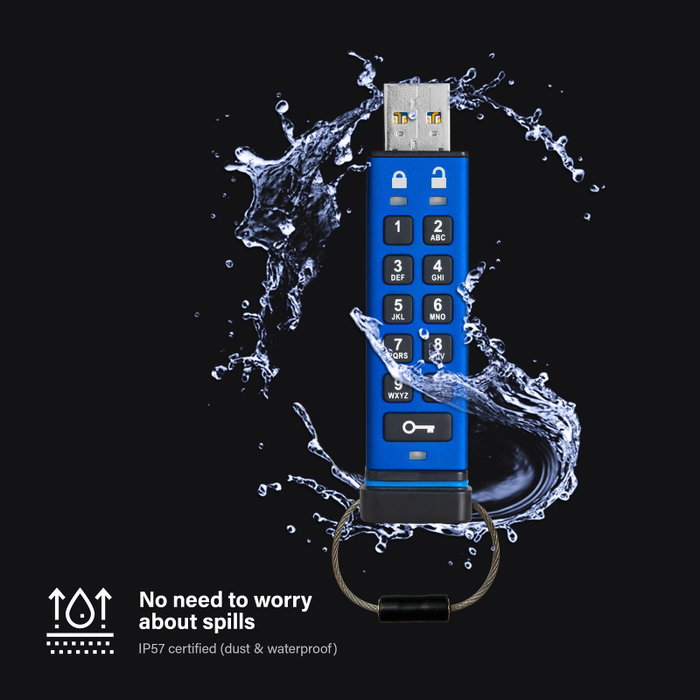 iStorage datAshur Pro 128 GB Azul