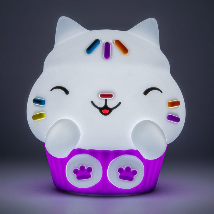 Gabby´s Dollhouse Lámpara Squishy Glo Cakey Cat 15 cm Gabby´s Dollhouse Lámpara Squishy Glo Cakey Cat 15 cm