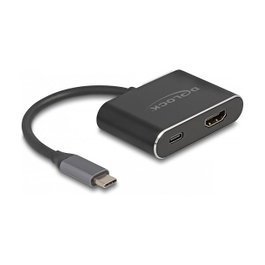 DeLOCK Adaptador USB Type-C a HDMI 8K con HDR y Power Delivery 100 W