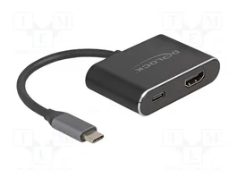 DeLOCK Adaptador USB Type-C a HDMI 8K HDR con Power Delivery 100 W