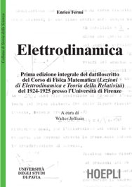 ULRICO HOEPLI, Elettrodinamica - Università di Pavia