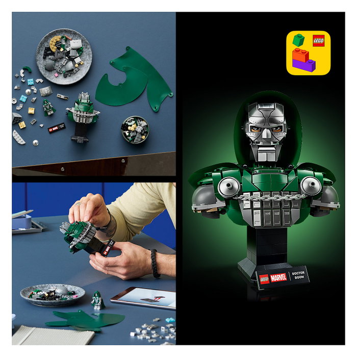 LEGO Marvel Busto del Doctor Doom 76345
