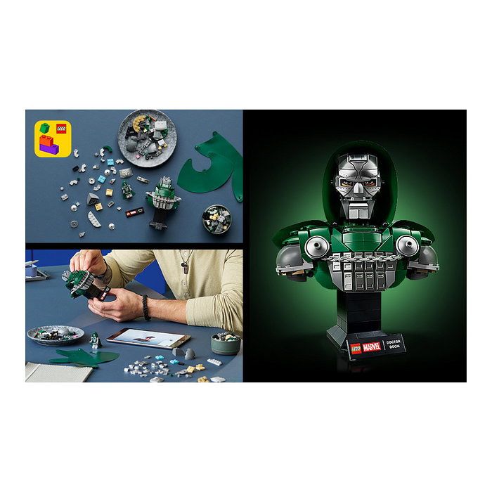 LEGO Marvel Busto del Doctor Doom 76345