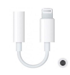 CoreParts Lightning to 3.5 mm Adaptador de Auriculares para iPhone, iPod