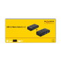 DeLOCK USB 3.0 Matrix Switch 2 x 2, 4 Puertos USB, 5 Gbit/s, Carcasa de Metal