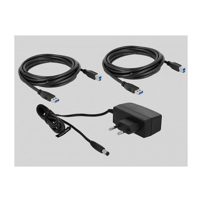 DeLOCK USB 3.0 Matrix Switch 2 x 2, 4 Puertos USB, 5 Gbit/s, Carcasa de Metal