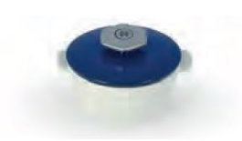 Cocotte 0.2L blanca con tapa azul