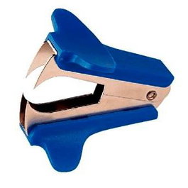 Petrus 111 Extirpadora de Grapas Tipo Pinza, Colores Surtidos Azul - Negro