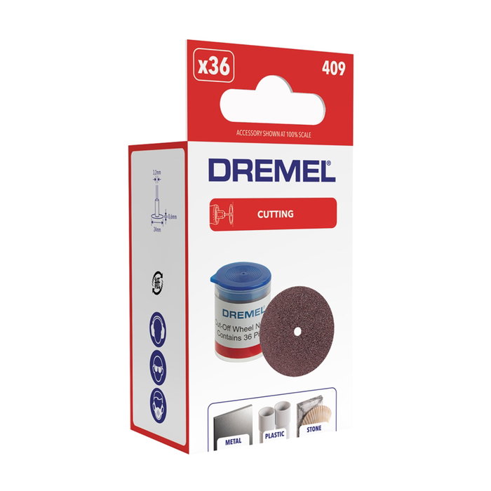 Dremel 409 Cut-Off Wheel 24 mm (Pack de 36)