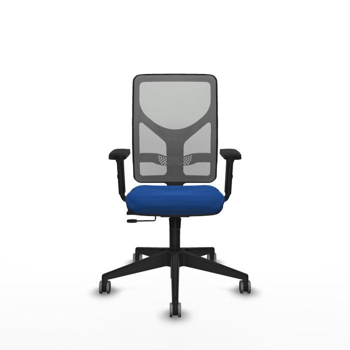 PIQUERAS Y CRESPO Silla de oficina Motilla Azul y Gris PIQUERAS Y CRESPO Silla de oficina Motilla Azul y Gris
