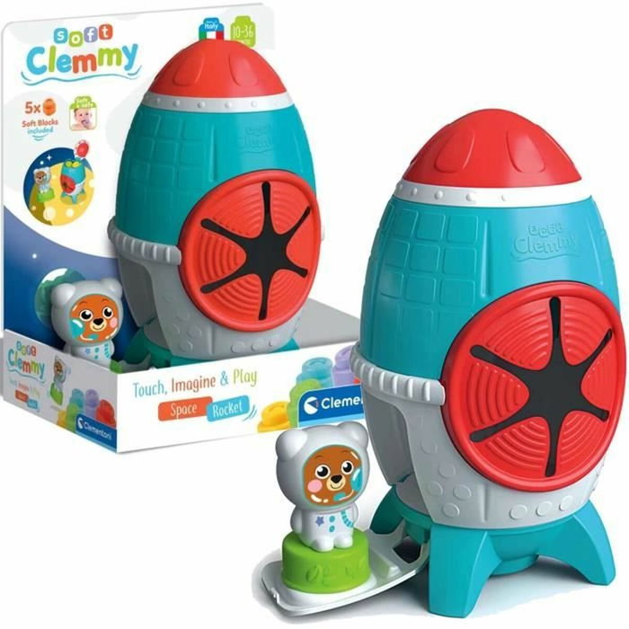 Clementoni Clemmy Cohete Sensorial con Personaje y Bloques Clementoni Clemmy Cohete Sensorial con Personaje y Bloques
