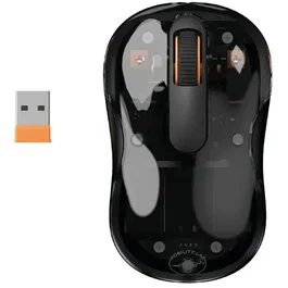 Mobility Lab Phantom Ratón Negro y transparente