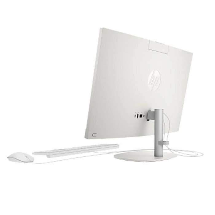 HP All-in-One 24-cr0138ns - Ordenador Todo en Uno de 23.8" Full HD, Procesador AMD Ryzen 3 7320U, 8GB RAM, SSD 512GB, WiFi 6, Teclado y Ratón Inalámbricos, Color Blanco