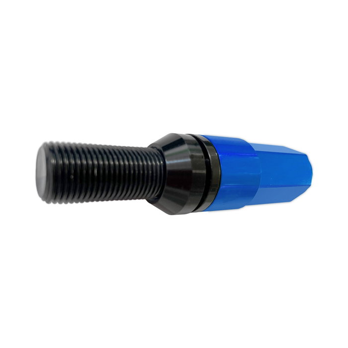 Omp Juego de 20 Tornillos de Rueda M12x1.25 con Protector Azul