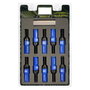 Omp Juego de 20 Tornillos de Rueda M12x1.25 con Protector Azul