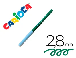 Carioca Rotulador Joy Punta Fina 2.8 mm Lavable Color Verde Caja 24 Unidades