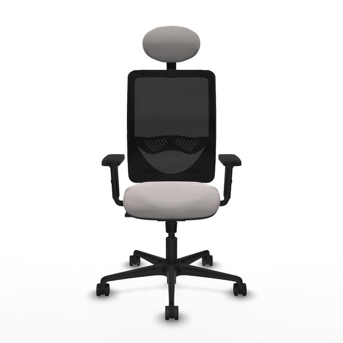 PIQUERAS Y CRESPO Silla de oficina Zulema con mecanismo Sincro, Blanco y Negro PIQUERAS Y CRESPO Silla de oficina Zulema con mecanismo Sincro, Blanco y Negro