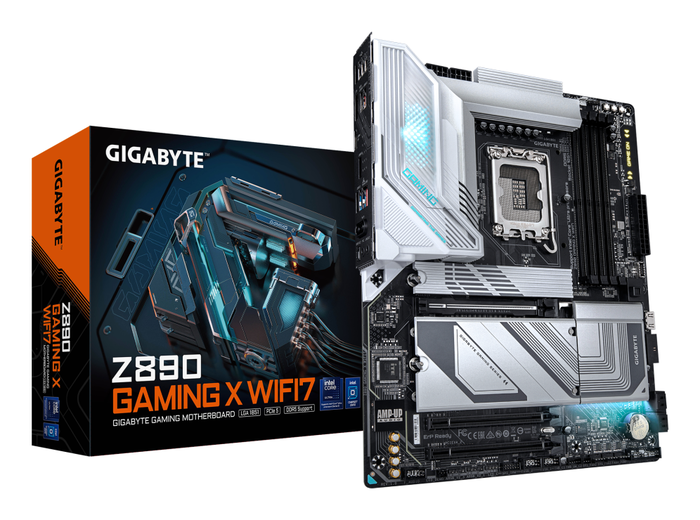 GIGABYTE Placa base Z890 GAMING X WIFI7 - Intel Core Ultra (Serie 2), DDR5 8800MHz OC, PCIe 5.0, Wi-Fi 7, USB 4, ATX