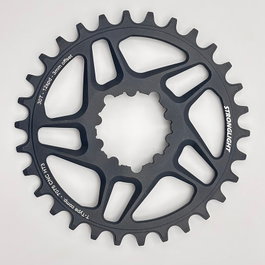 Stronglight Plato MTB 30 Dientes Direct Mount 1x12 Aluminio 7075-T6 Gris Compatible SRAM Eagle XX1