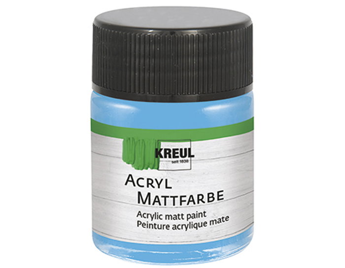 Kreul Pintura acrílica mate azul cielo 50ml Kreul Pintura acrílica mate azul cielo 50ml