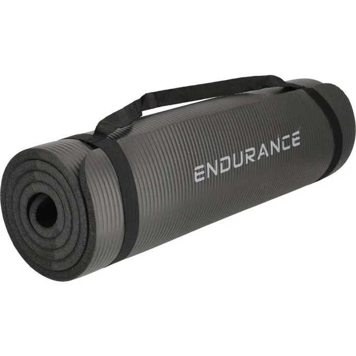 Endurance Esterilla de Yoga END5714777271499 - TPE Antideslizante - 4mm de Grosor - Color Negro