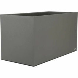 Riviera Bandeja de flores de granito - 60x30 cm - gris