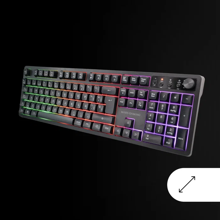 Mars Gaming MCPWXPT Combo Inalámbrico de Teclado, Ratón y Alfombrilla Negro QWERTY Portugués Mars Gaming MCPWXPT Combo Inalámbrico de Teclado, Ratón y Alfombrilla Negro QWERTY Portugués