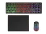 Mars Gaming MCPWXPT Combo Inalámbrico de Teclado, Ratón y Alfombrilla Negro QWERTY Portugués