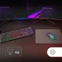 Mars Gaming MCPWXPT Combo Inalámbrico de Teclado, Ratón y Alfombrilla Negro QWERTY Portugués