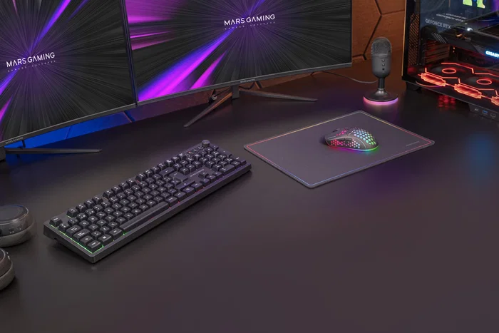 Mars Gaming MCPWXPT Combo Inalámbrico de Teclado, Ratón y Alfombrilla Negro QWERTY Portugués Mars Gaming MCPWXPT Combo Inalámbrico de Teclado, Ratón y Alfombrilla Negro QWERTY Portugués