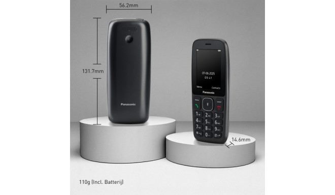 PANASONIC Telefono Movil Senior 4G, Pantalla 2.4 Pulgadas, Linterna, Bluetooth, 4G LTE