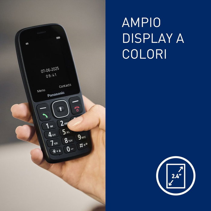 Panasonic Senior 4G 2.4 pulgadas con linterna y Bluetooth Panasonic Senior 4G 2.4 pulgadas con linterna y Bluetooth