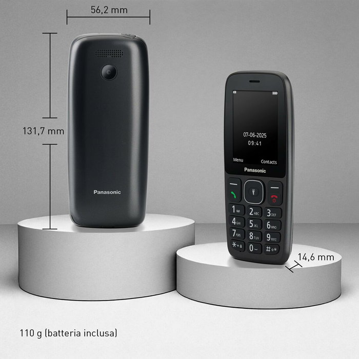 Panasonic Senior 4G 2.4 pulgadas con linterna y Bluetooth Panasonic Senior 4G 2.4 pulgadas con linterna y Bluetooth