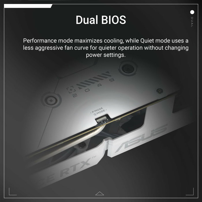 ASUS Dual NVIDIA GeForce RTX 5060 Ti 16 GB GDDR7 Blanco
