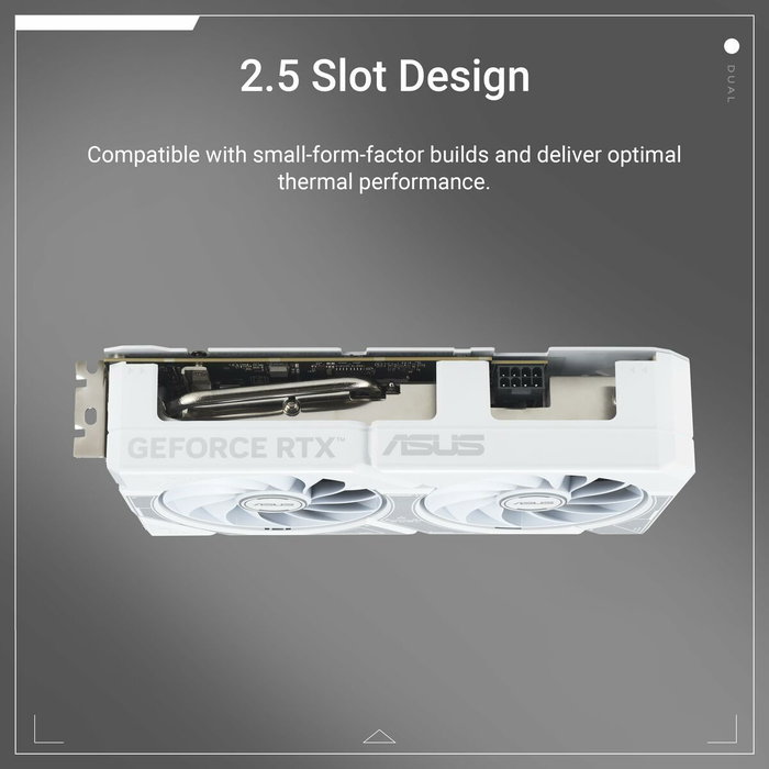 ASUS Dual NVIDIA GeForce RTX 5060 Ti 16 GB GDDR7 Blanco