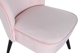 DKD Home Decor Butaca Rosa Palo Negro 70 x 78 x 60 cm