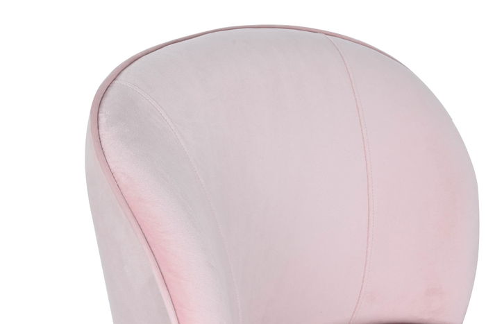 DKD Home Decor Butaca Rosa Palo Negro 70 x 78 x 60 cm