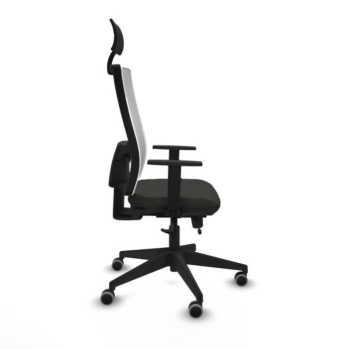 PIQUERAS Y CRESPO Silla de oficina Horna Sincro/Traslack Negro/Blanco