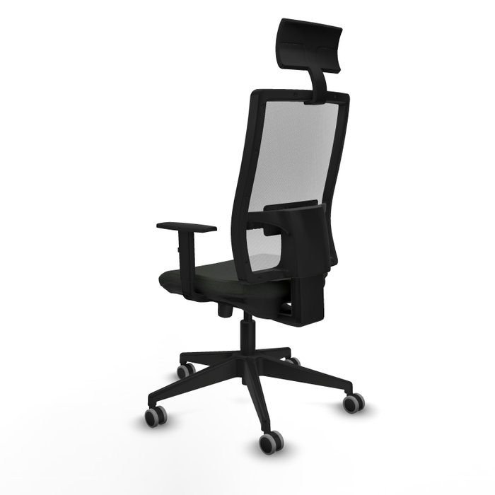 PIQUERAS Y CRESPO Silla de oficina Horna Sincro/Traslack Negro/Blanco