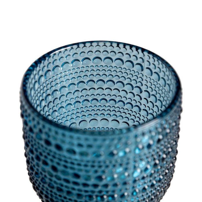 Copa Azul Cristal Decoración 8 X 8 X 14,40 cm (Set de 6)