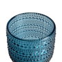 Copa Azul Cristal Decoración 8 X 8 X 14,40 cm (Set de 6)