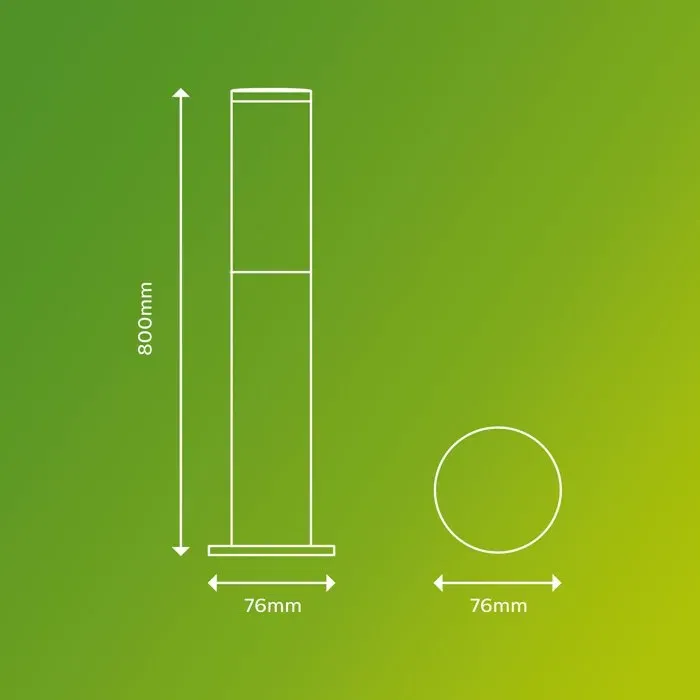 Philips 8719514417557 Potelet Utrecht Lámpara de Exterior 20W Antracita Philips 8719514417557 Potelet Utrecht Lámpara de Exterior 20W Antracita